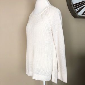 💕2X HP💕 Ann Taylor LOFT Cream Knit Sweater